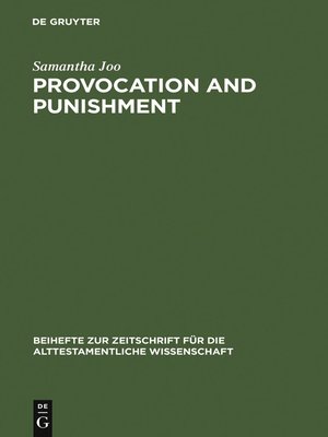 cover image of Provocation and Punishment